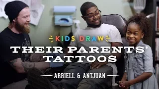 Arriell Draws a Tattoo for Her Dad | Kids Draw | Cut