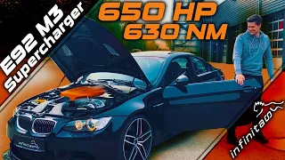 Der 650-PS-M3 mit Kompressor und Wassermethanol-Einspritzung | infinitas BMW E92 M3 Supercharger