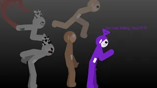 Slendytubbies : Tinky Winky Combat 1 Animation {Stick Nodes}