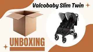 Valcobaby Slim Twin Stroller Box Opening