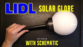 Inside the LIDL solar globe light