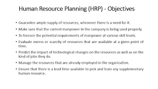 Human Resource Planning: Meaning, Definition, Objectives and Importance