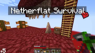 Can I Survive on a Hardcore Nether Superflat World with Nothing but... a few Mods?! | [Ep 5]