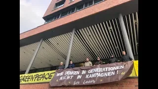 Besuch bei Greenpeace: Wir denken in Generationen, nicht in Kampagnen!