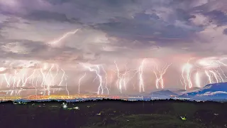 Stunning Photo Shows 50 Forks of Lightning Striking Over 5 Minutes