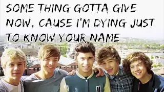 One Direction - One Thing Lyrics (Acoustic)