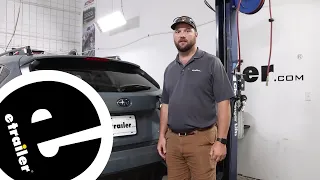 etrailer Class III Trailer Hitch Installation - 2024 Subaru Crosstrek