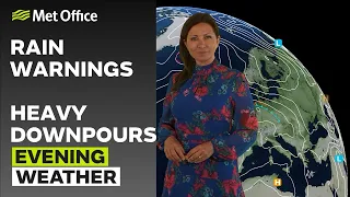 21/05/24 – Rain warnings and thunderstorms – Evening Weather Forecast UK – Met Office Weather