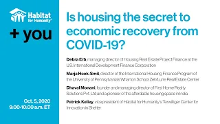 +You: Is housing the secret to economic recovery from COVID-19?