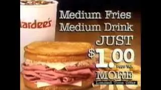 Hardee's New Yourk Reuben commercial - 1994