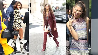 Zendaya Sexy Beautiful Street Fashion and Style