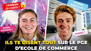 Ecole de commerce : ils te disent TOUT sur le programme grande école (PGE) ! 🤯