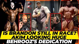 Can Brandon Curry fight for the title ? Behrooz's next level dedication + Akim Williams guest posing