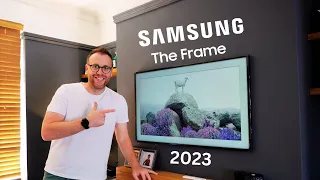 Samsung The Frame 2023 TV (Part 1) | Huson DIY | 43 Inch TV Install #samsung #theframe