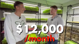 How He Turned $1k Into $12k/ Month from Microgreens (Local CEO Show Ep. 03 Donny Greens)