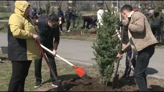 Қарағанды тұрғындары жаппай сенбілікке шықты