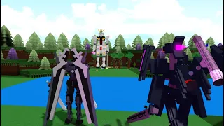 Gundam Boss Fights! (Build a boat mech battle)