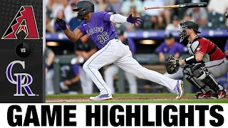 Diamondbacks vs. Rockies Game Highlights (8/12/22) | MLB Highlights