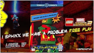 Lego Marvel Superheroes 2: Level 17 / I Sphinx We Have A Problem FREE PLAY (All Collectibles) - HTG