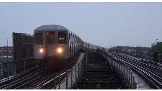 ᴴᴰ R68a "Special" entering Neptune avenue via the F line