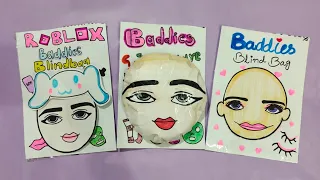 [💸paperdiy💸] ROBLOX BADDIES Skincare 💅Blind Bag COMPILATION💗Unboxing |BADDIE Tutorial|Paper ASMR DIY
