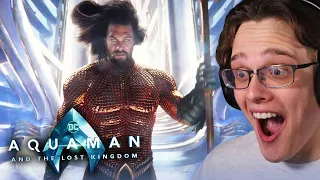 AQUAMAN AND THE LOST KINGDOM Teaser REACTION!