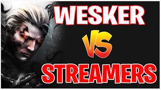 Rank 1 Wesker Vs Very Salty Twitch Streamers - "F YOU..YOU DIRTY B**CH!"
