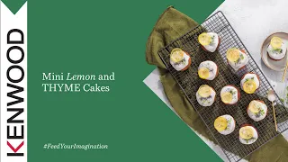 Mini Lemon and Thyme Cakes made with Titanium Chef Baker XL