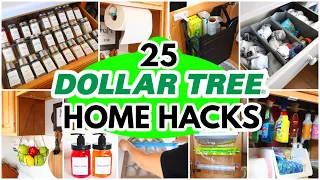 25 LIFE CHANGING Dollar Tree Organizing Hacks (high-end organization & storage ideas)