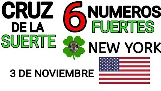 Cruz de la suerte y numeros ganadores para hoy 3 de Noviembre para New York