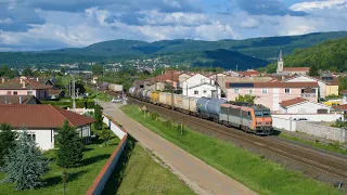 Des trains de fret diffus aux 4 coins de la région Rhône Alpes