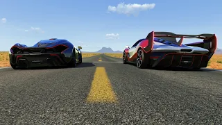 McLaren P1 vs McLaren Sabre - Drag Race