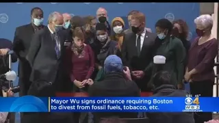 Boston Mayor Michelle Wu Signs Ordinance To Change How The City Invests