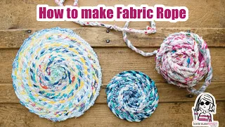 How to make Fabric Twine / Rope