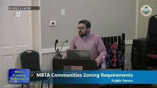 Milton Department of Planning & Community Development - May 18th, 2023