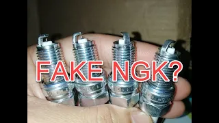 Fake NGK spark plug | counterfeit G-Power DCPR7EGP