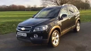 Black Chevrolet Captiva 2 0 VCDI Turbo Diesel LTZ 4x4 4WD 7 Seater Auto McCarthy Cars Croydon