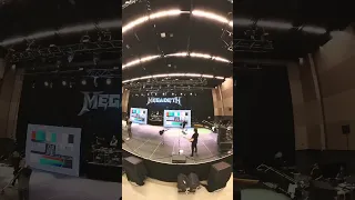 Sound check at Adelaide with Megadeth 2023