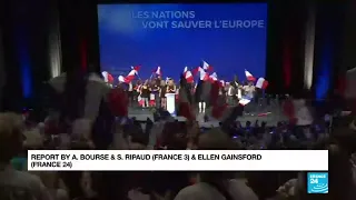 Le Pen launches her European election bid