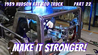 Chassis bracing for Watts link - 1939 Hudson Rat Rod Part 22