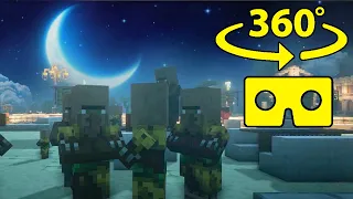 360 ° Minecraft - Zombie Apocalypse Horror Animation VR