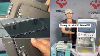 What’s the difference remove the iPhone frame by 2024 HODAXIN cold laser machine and by manual HOT