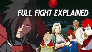 Madara vs 5 Kage - full fight in hindi