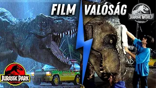 MEGLEPŐ KULISSZATITKOK A JURASSIC PARK ÉS WORLD FILMEKRŐL