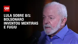 Lula sobre 8/1: Bolsonaro inventou mentiras e fugiu | CNN PRIME TIME