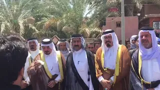 استقبال قبيلة البودراج الشيخ علي شعلان مطشر