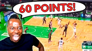 Jayson Tatum 60 POINTS !!! | Boston Celtics vs Spurs REACTION | NBA Full Games Highlights