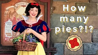 Snow White bakes a lot of pies.