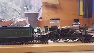 Hornby live steam Flying Scotsman first steaming