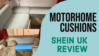 Motorhome Cushions Sponge and Cover replacement Shein review